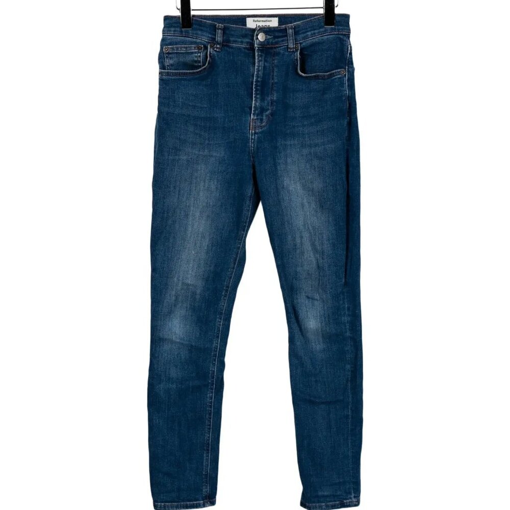 Reformation High-Rise Straight Leg Jeans